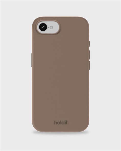 Phone Case Silicone Mocha Brown Iphone E Holdit