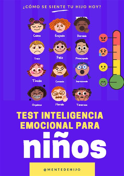 Test de Inteligencia Emocional para Ninos 1 niños TEST INTELIGENCIA