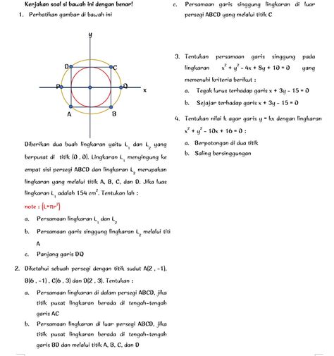 Kerjakan Soal Si Bawah Ini Dengan Benar Studyx