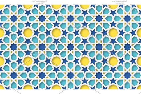 D Arabic Background Islamic Geometric Pattern Islamic Art Pattern