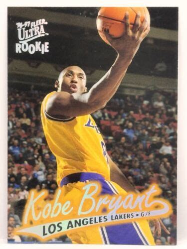 Kobe Bryant Fleer Ultra Rc Los Angeles Lakers Ebay