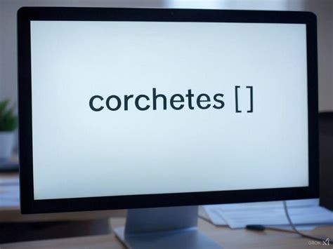 Cómo escribir corchetes en Windows Mac y móviles Achotech