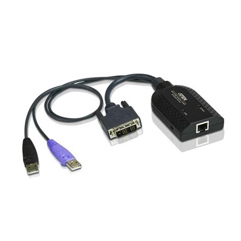 DVI USB VIRTUAL MEDIA KVM ADAPT W/ READER (KA7166)