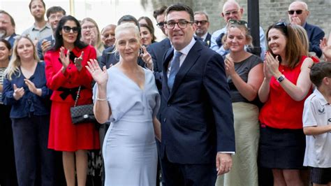 marie france van heel  andy burnhams wife