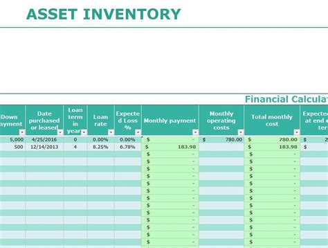 Free Excel Bankruptcy Inventory Template Excel Web