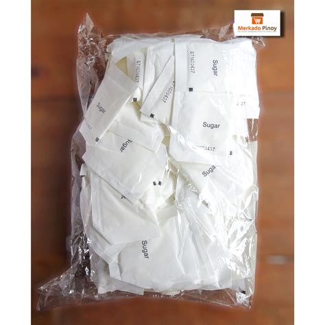 Merkado Pinoy White Sugar Sachet Condiments 100pcs Per Pack Shopee