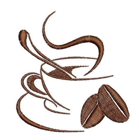 Cup Of Coffee Machine Embroidery Design Cup Of Coffee Embroidery Cup Of Coffee Design Download