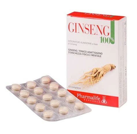 Ginseng 100 Integratore Alimentare 60 Compresse Per Energia E Ricarica Top Farmacia