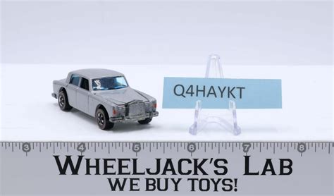 Rolls Royce Silver Shadow Grey Enamel Redline Hot Wheels Mattel Vintage Rl Wheeljack S Lab