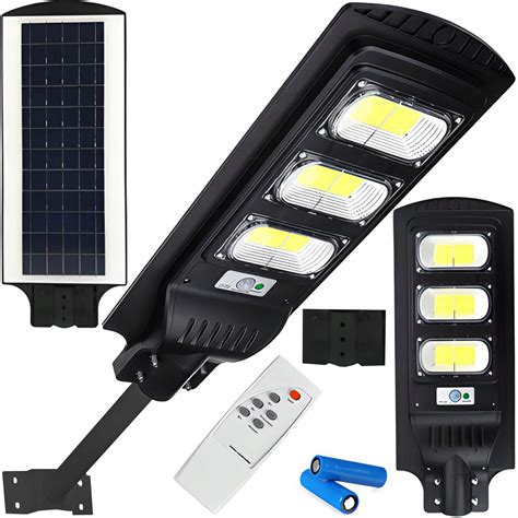 LAMPA ULICZNA Z CZUJNIKIEM RUCHU ZMIERZCHU LED LATARNIA SOLARNA 240W