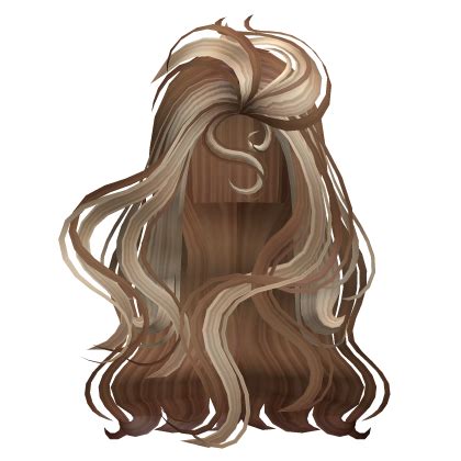 Long Mermaid Flowy Hair In Light Brown Blonde Roblox
