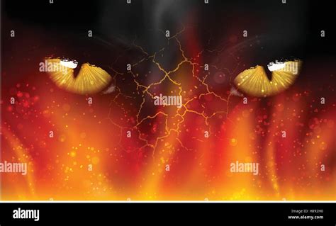 Cat Eyes In Darkness Stock Vector Image Art Alamy