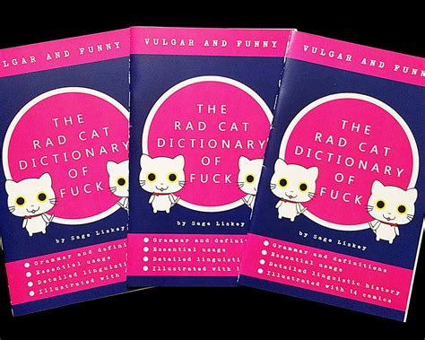 Fucking Funny Dictionary Of Fuck Zine Definitions Grammar Etsy