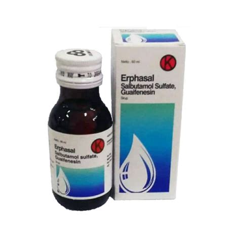 erphasal sirup  ml kegunaan efek samping dosis  aturan pakai