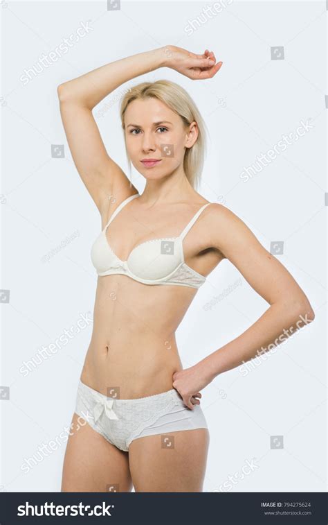 Snap Modelsportrait Beautiful Blonde Woman Underwear Stock Photo Shutterstock