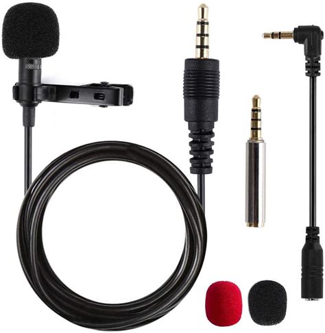 Micro Cravate Pour Smartphone Gyvazla 3 5mm Audio Jack Microphone