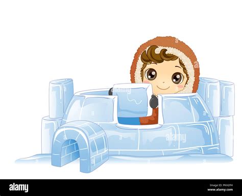 cartoon inuit  res stock photography  images alamy