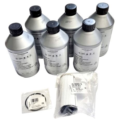 ORYGINALNY ZESTAW WYMIANY OLEJU DSG DQ381 DQ500 G055529A2 + 0GC325183A ...