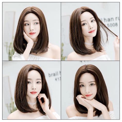 Jual Wig Rambut Palsu Akemi Model BOB Pendek Tanpa Pony Tanpa Poni