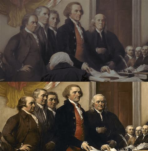 The John Adams Miniseries Recreated The Trumbull Painting For The