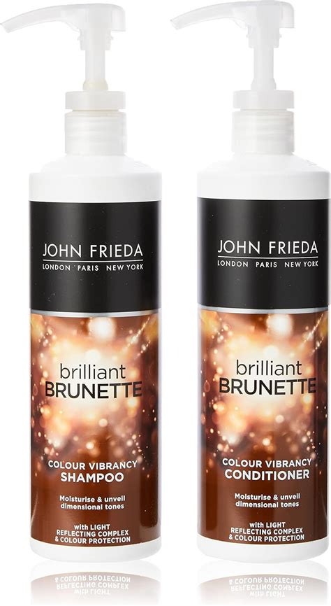 John Frieda Duo Pack Brilliant Brunette Colour Vibrancy Shampoo And Conditioner X Ml