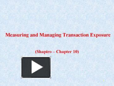 Ppt Measuring And Managing Transaction Exposure Powerpoint