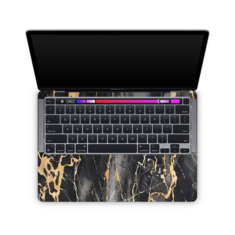 MacBook Pro 13'' (M1 2020) Black Gold Fusion Art Skin - WrapitSkin The