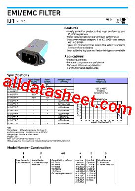IJ1-03AC-S Datasheet(PDF) - DONG IL TECHNOLOGY LTD.