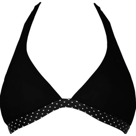 Roxy Stop And Glow Solid S Halter Bikini Top Women S Clothing