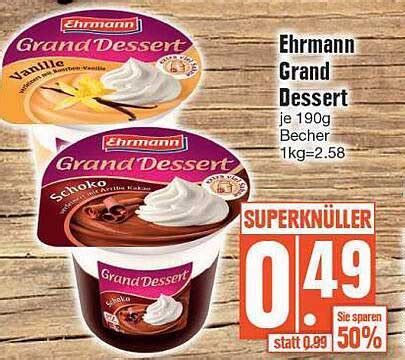Ehrmann Grand Dessert Angebot bei EDEKA - 1Prospekte.de