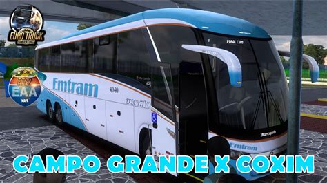 Distancia De Coxim A Campo Grande - CAMPO GRANDE X COXIM - ONIBUS G7 1200 - MAPA EAA - EMPRESA ENTRAM - YouTube