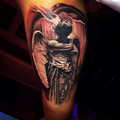 black grey tattoo dark angel tattoo   raphael schilling