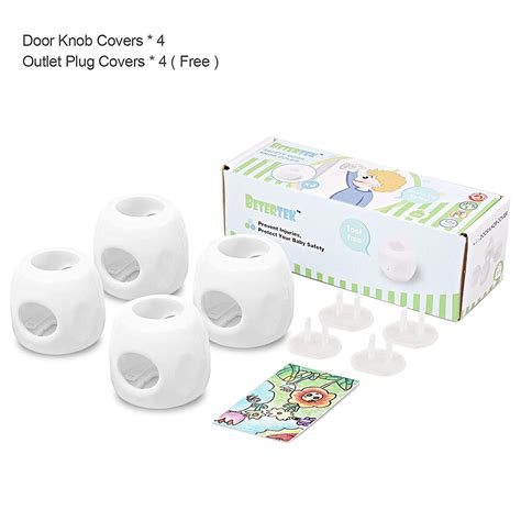 Door Knob Safety Cover for Kids Child Proof Door Knob Covers Baby