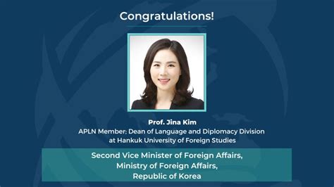 We Are Delighted To Share That Professor Jina Kim A Valued Member Of