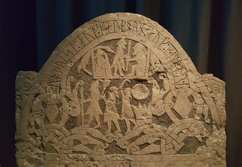Sanda Stone 9th Century Ce From Gotland Gotland Runestone G 181