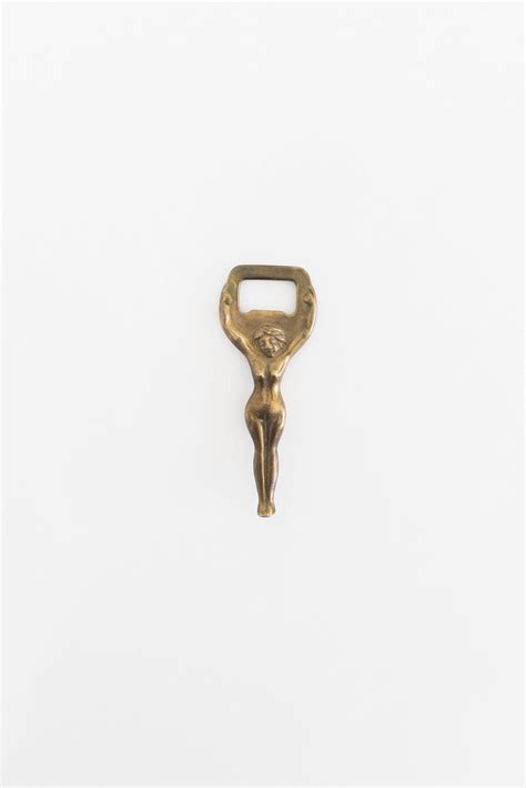 Vintage Solid Brass Nude Female Bottle Opener Vintage Solid Etsy