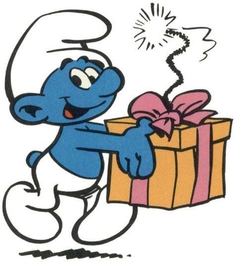 Smurf Birthday Clip Art