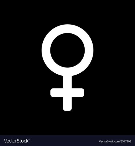 Women Icon Female Symbol Flat Royalty Free Vector Image