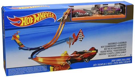 Tor samochodowy Mattel Hot Wheels Podwójny zjazd 16866722588 Allegro pl