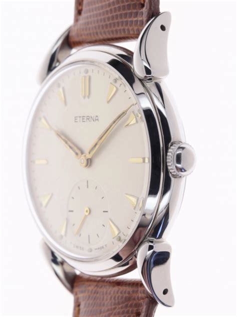 Eterna Cal. 852 oversized Stainless Steel 1940s - Gisbert A. Joseph Watches
