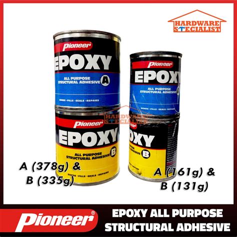 Pioneer Epoxy All Purpose Structural Adhesive A & B Original Authentic ...