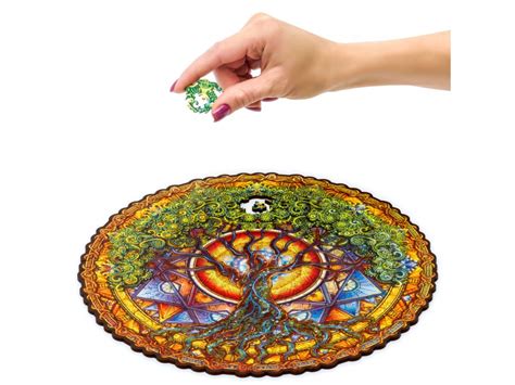Dřevěné Puzzle Unidragon Mandala Tree Of Life Artpuzzlecz