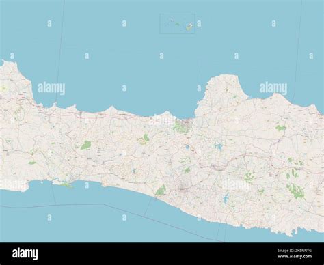 Jawa Tengah, city of Indonesia. Open Street Map Stock Photo - Alamy