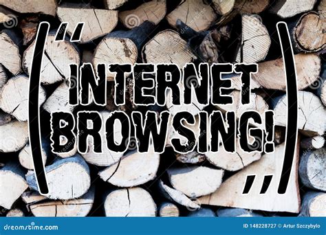 handwriting text internet browsing concept meaning act