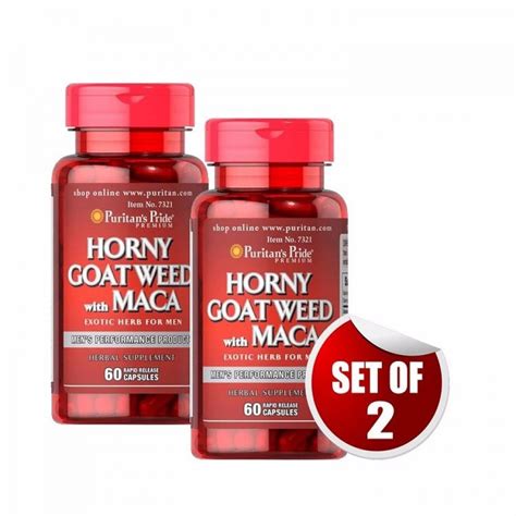 Horny Goat Weed With Maca Puritan s Pride Viên Uống Tăng Cường Sinh