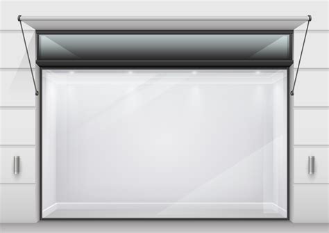 Large glass storefront for shopping center 1218702 Vector Art at Vecteezy