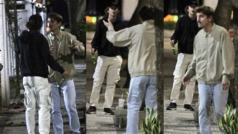 Jesu Ta Barbosa E Ficante Ga Cho Discutem Em Rua No Leblon Gay