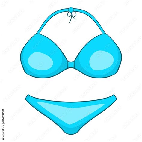 Bikini Icon Cartoon Illustration Of Bikini Vector Icon For Web Stock Vector Adobe Stock