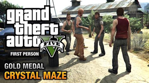 GTA 5 Mission 20 Crystal Maze First Person Gold Medal Guide PS4