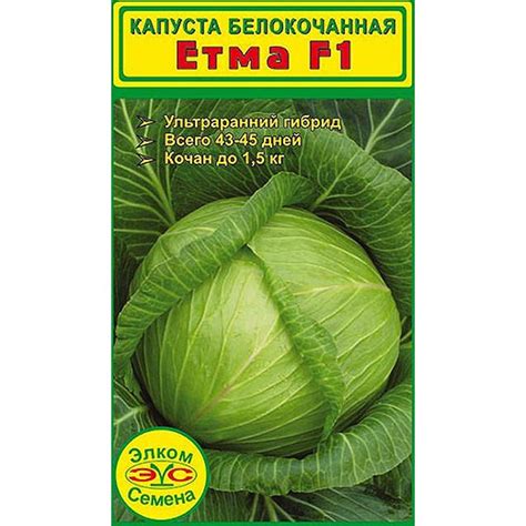 капуста ЕТМА, Элком